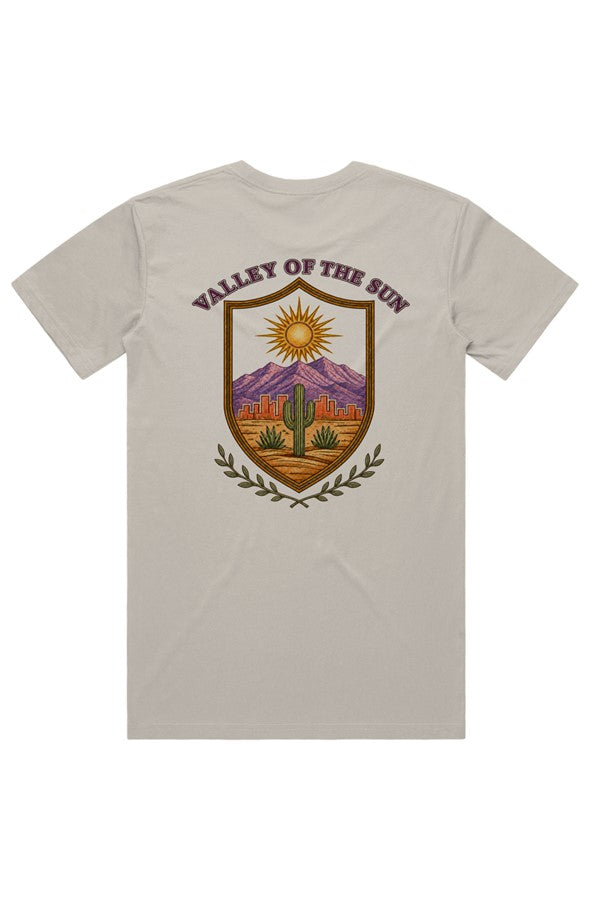 Valley Of The Sun Signiture Staple Tee Front amp Bac
