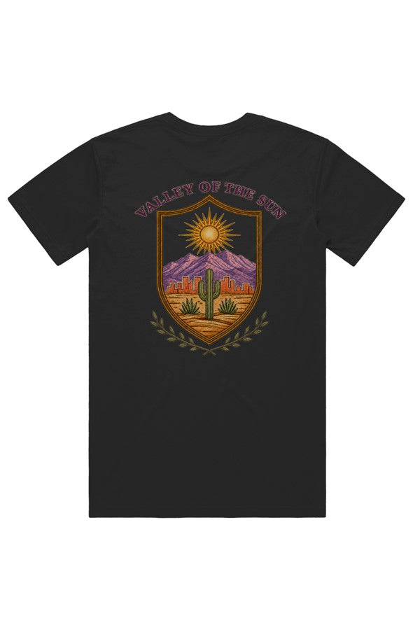 Valley Of The Sun Signiture Staple Tee Front amp Bac