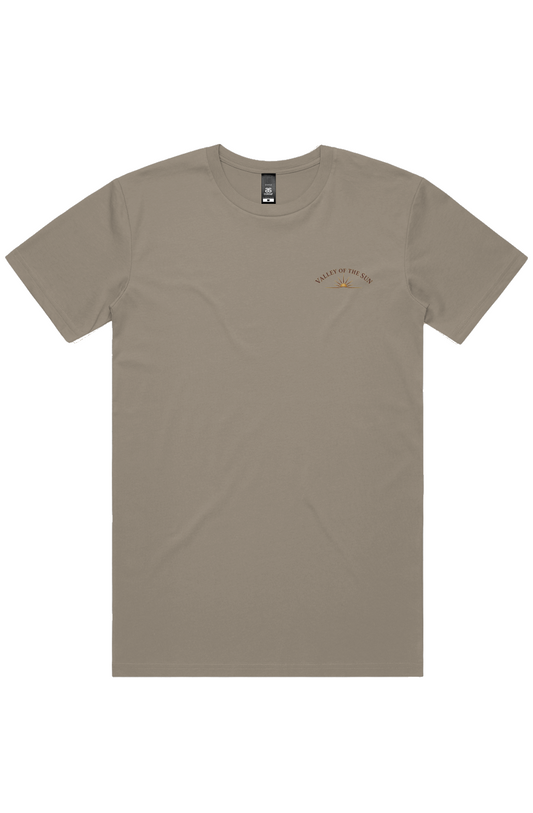 Valley Of The Sun Premium Staple Tee Front Back Artwork