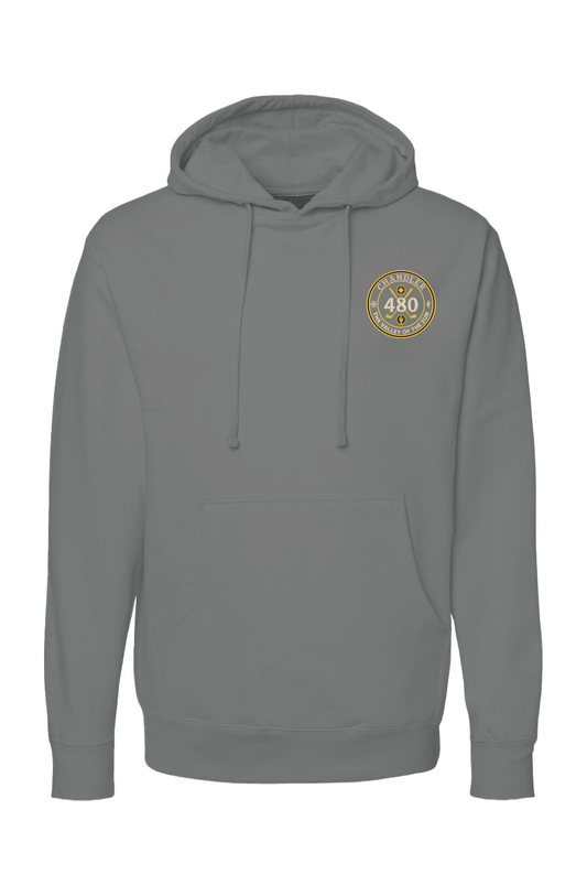 Chandler 480 Classic Independent Pullover Hoodie Gold Cream Crest