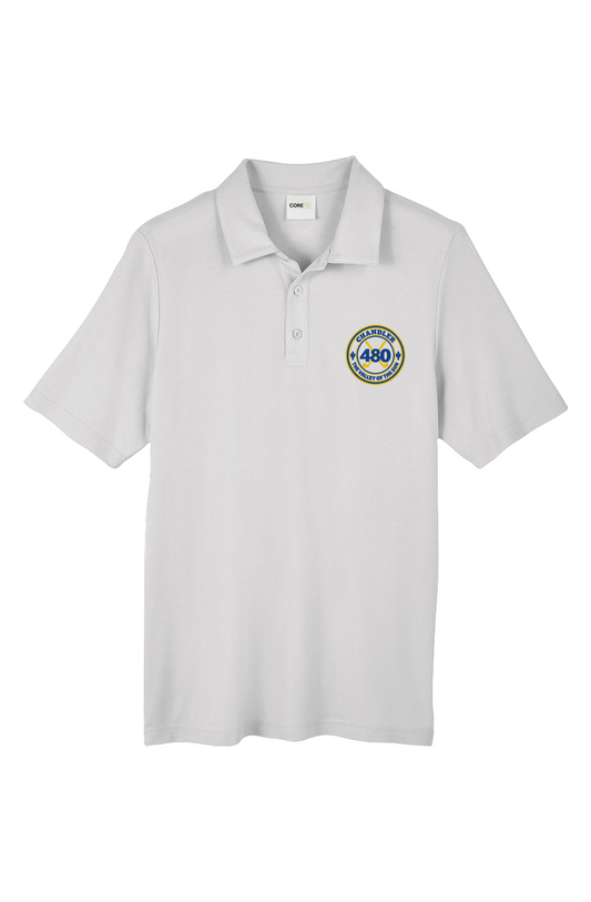 Chandler 480 Premium Performance Polo Navy Gold Crest