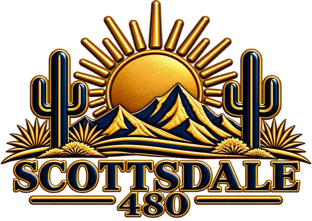 Scottsdale 480 Relaxed Chino Pants — Navy & Gold Crest