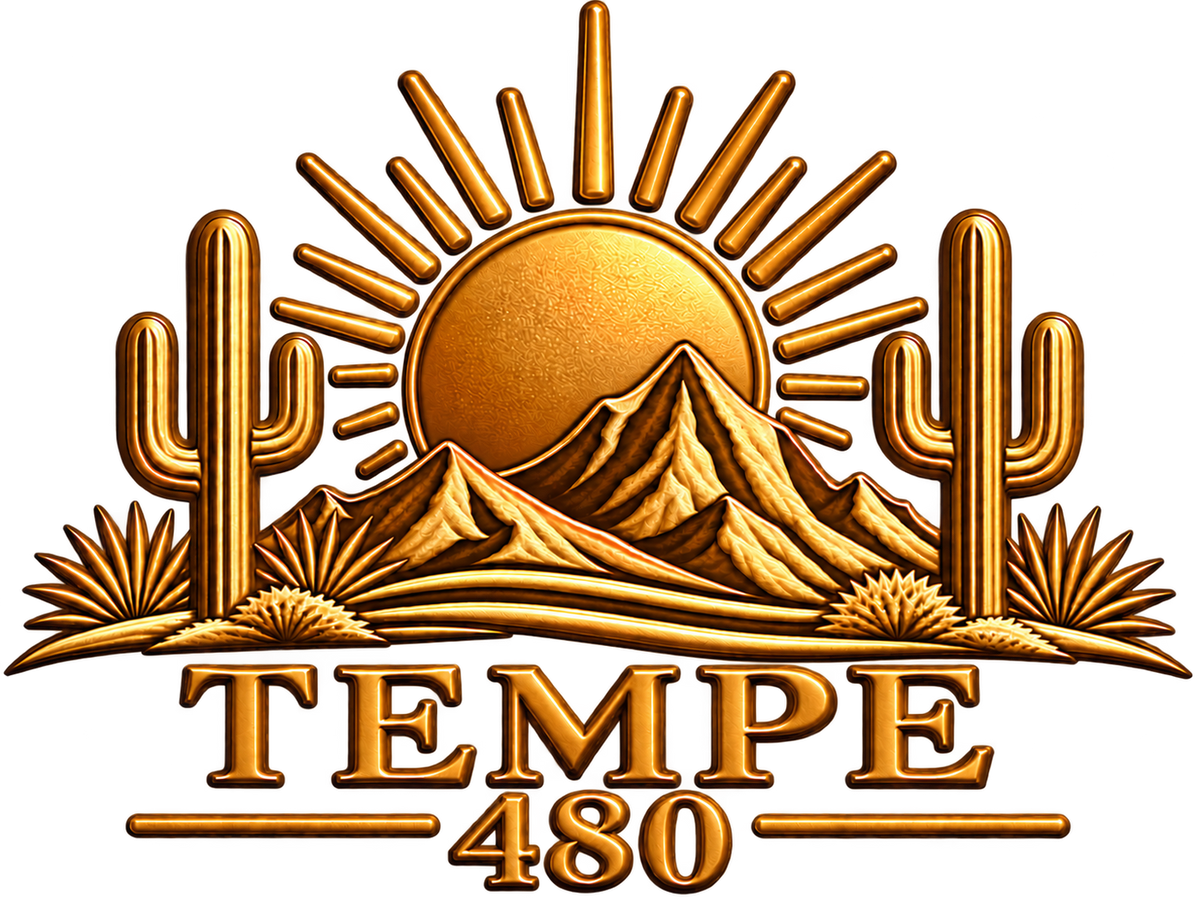 Tempe 480 Relaxed Chino Pants — Black, All-Gold Crest